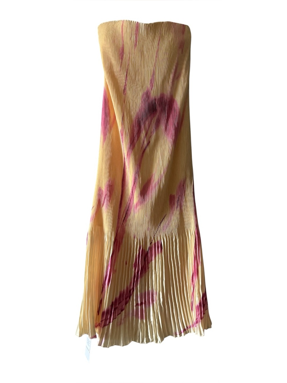 NWT Abercrombie & Fitch The A&F Giselle Pleat Release Midi Dress Women Small - Picture 2 of 3